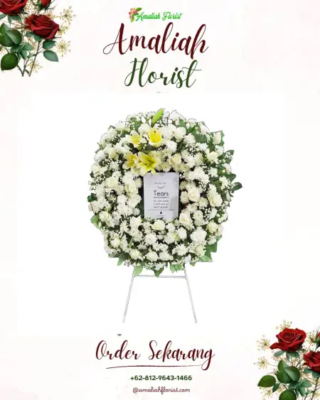 Krans Bunga Duka cikijing